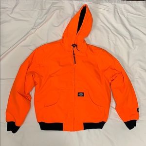 Dickies WeatherGuard Blaze Orange Hooded Jacket